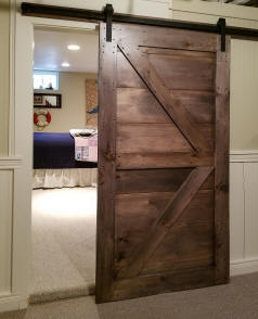 Aged Arrow Barn Door