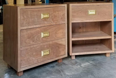 cherry bedside cabinets
