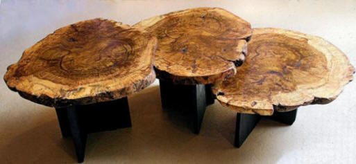 mushroom side tables